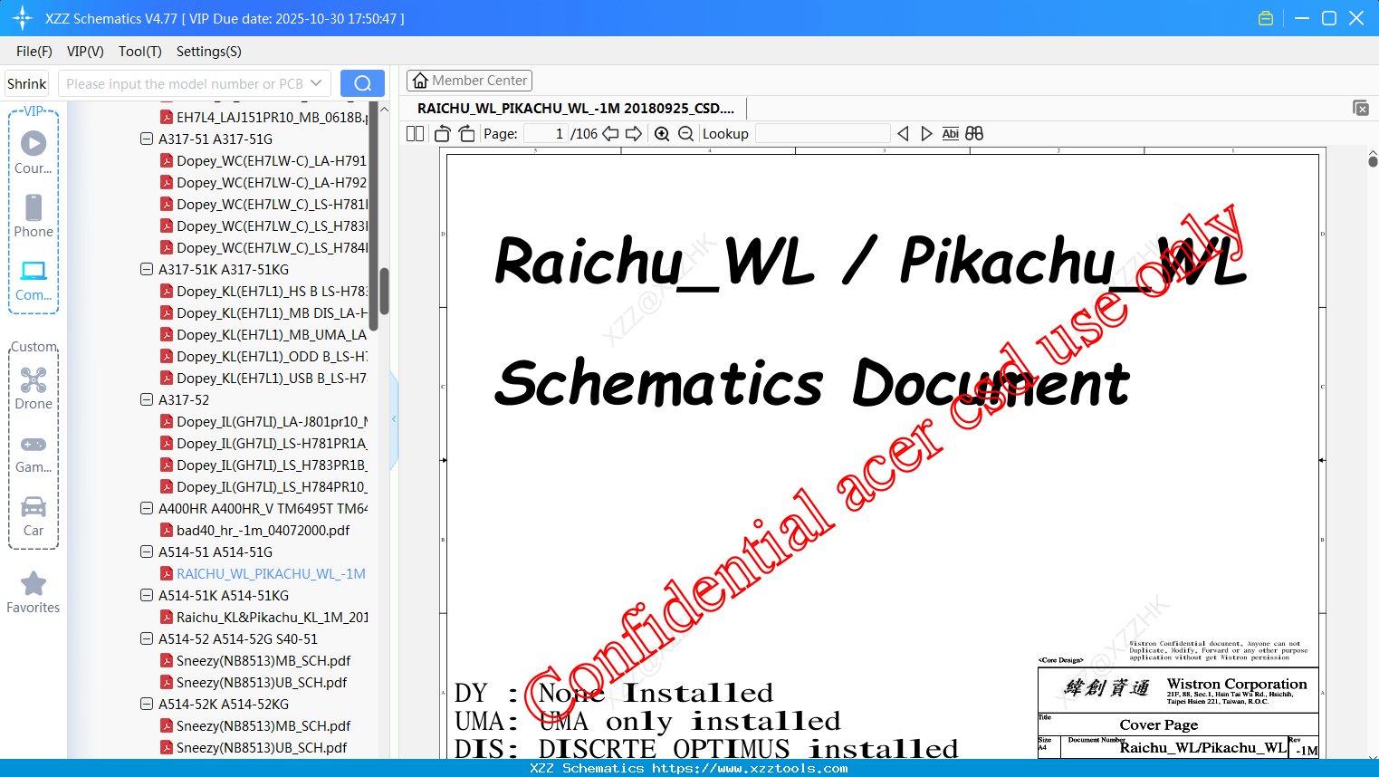 Laptop ACER RAICHU_WL_PIKACHU_WL_-1M 20180925_CSD